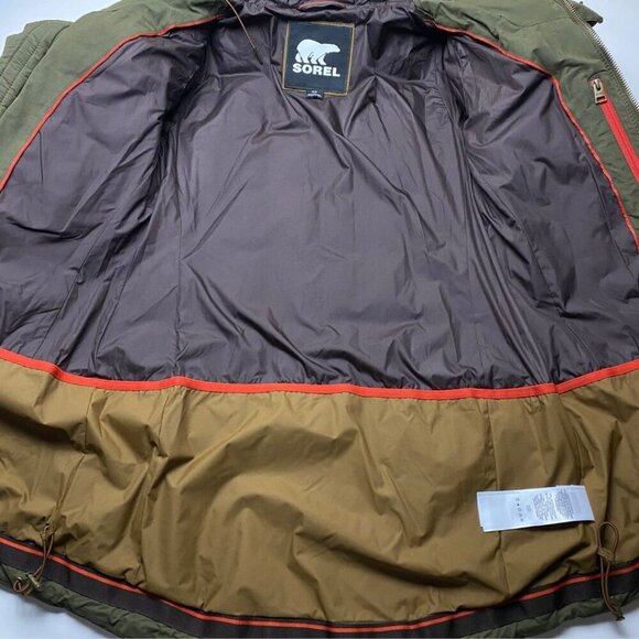 SOREL Conquest Carly Parka Olive Green Size S - Picture 7 of 13